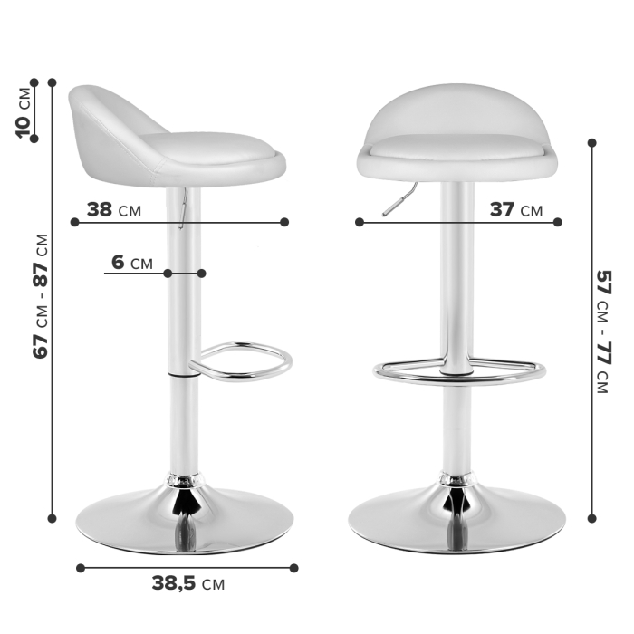 Характеристики Барный стул Ergozen Tailor 1 шт Характеристики Барный стул Ergozen Tailor 1 шт